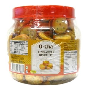 Image presents O-cha Pineapple Biscuit 12x500g