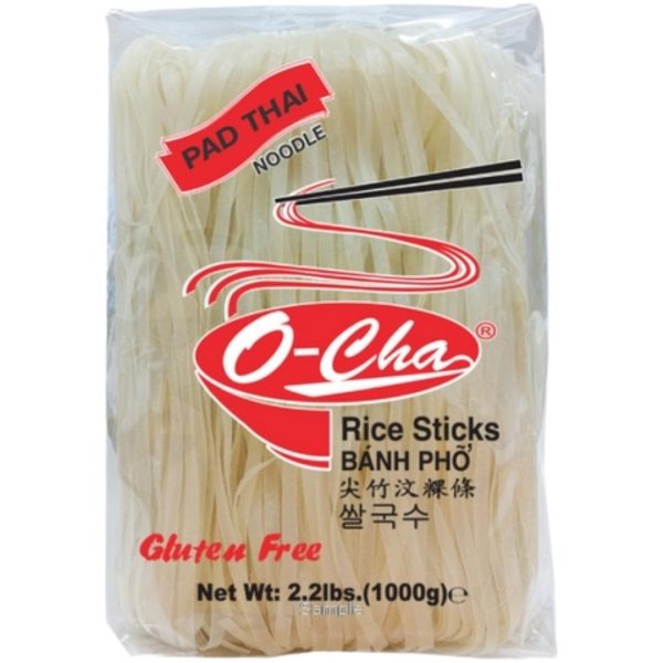 Image presents O-cha Rice Stick 3mm 15x1kg.