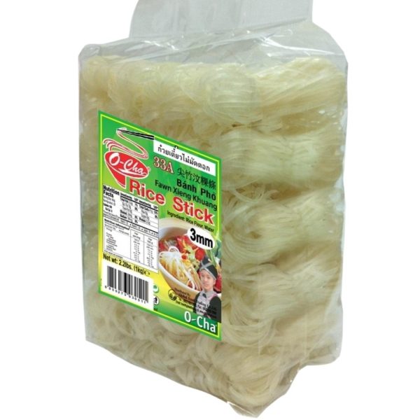 Image presents O-cha Rice Stick Pad Thai(Roll)3mm 10x1k