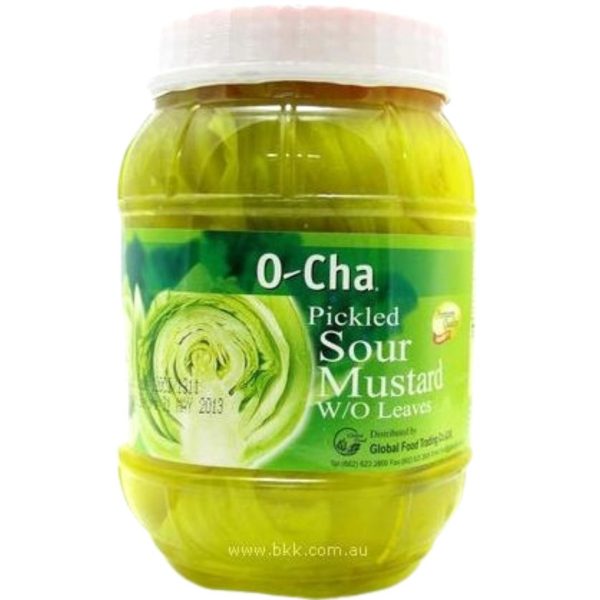 Image presents O-cha Sour Mustard W_o Leaf 12x907g