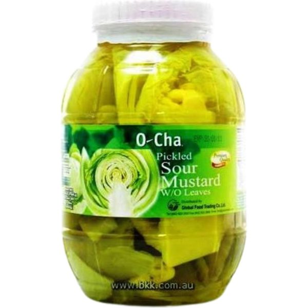 Image presents O-cha Sour Mustard Wo Leaf6x1.8kg.