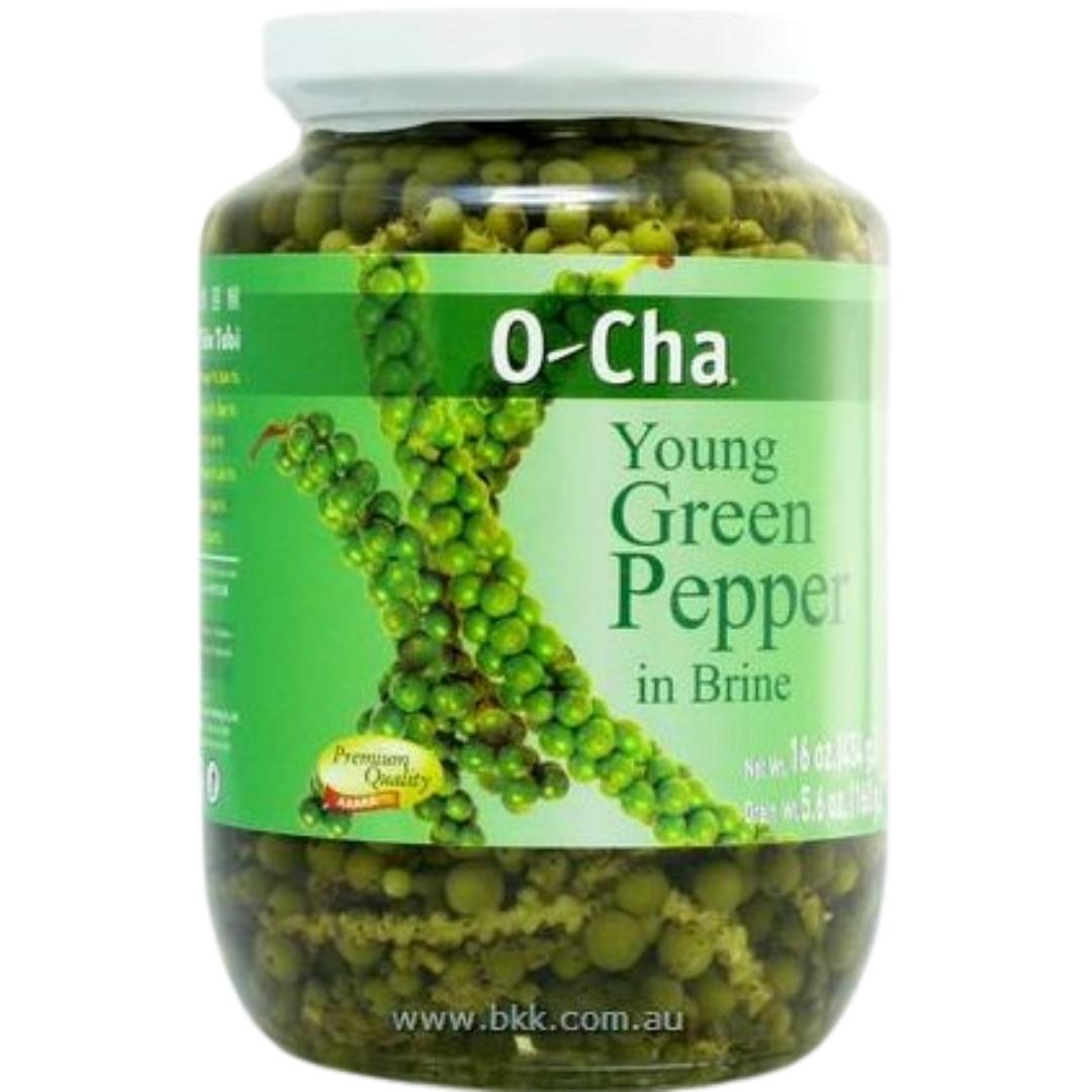 Image presents O-cha Young Green Pepper 24x454gcorn