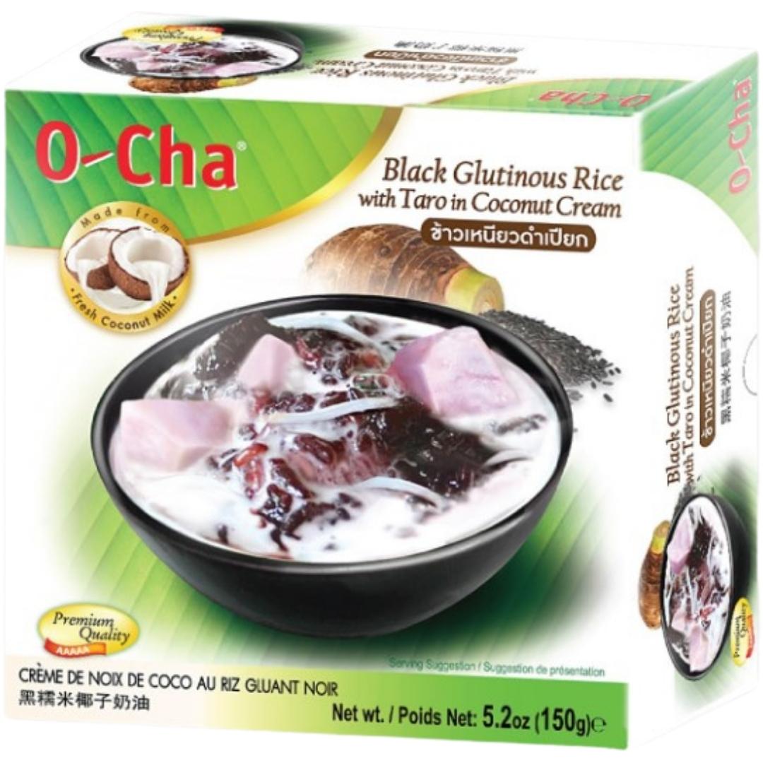 Image presents Ocha Black Sticky Ricecoconut 12x150g.