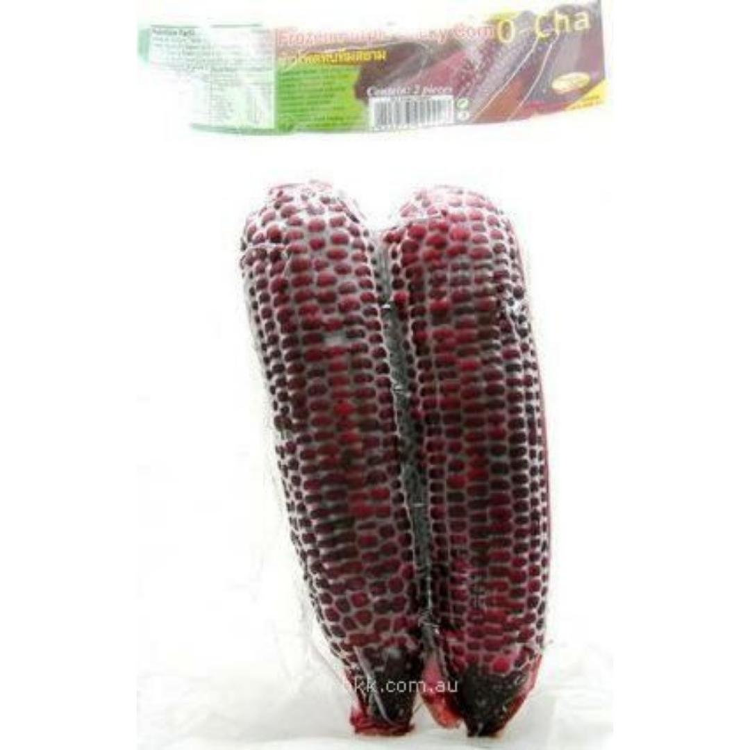 Image presents Ocha Frozen Purple Sticky Corn 20x2pcs