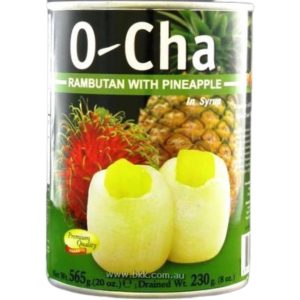 Image presents Ocha Rambutan_pineaple Syrup 12x565g