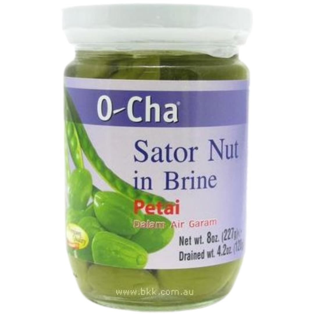 Image presents Ocha Sator Nut In Brine 24x227g.