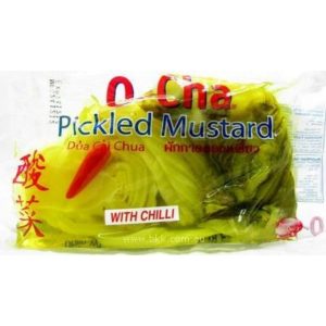 Image presents Ocha Sour Mustard 36x300g.(Chilli)