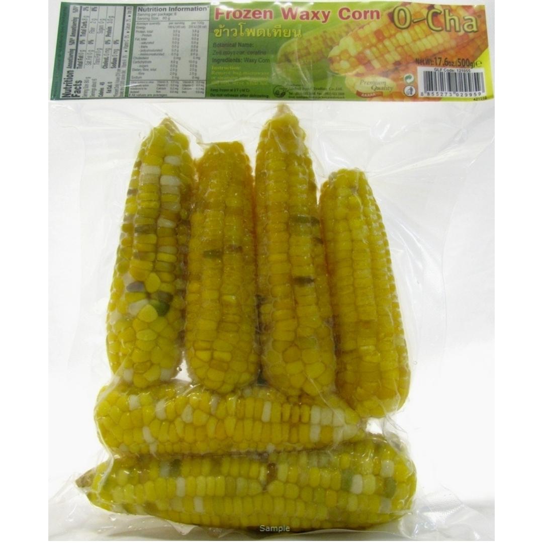Image presents Ocha Waxy Corn Vacuum Pack 24x500g