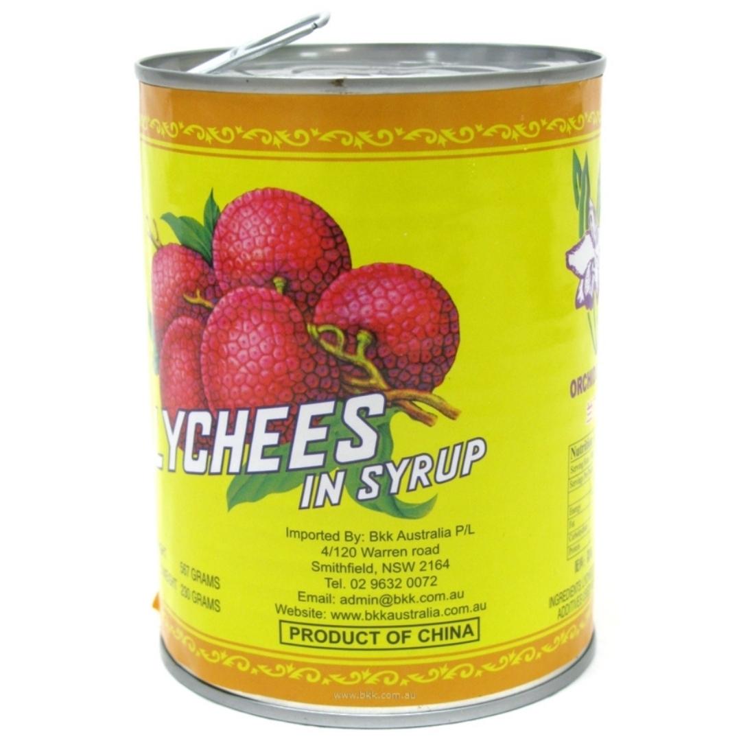 Image presents Orchid Lychee In Syrup 24x560g.