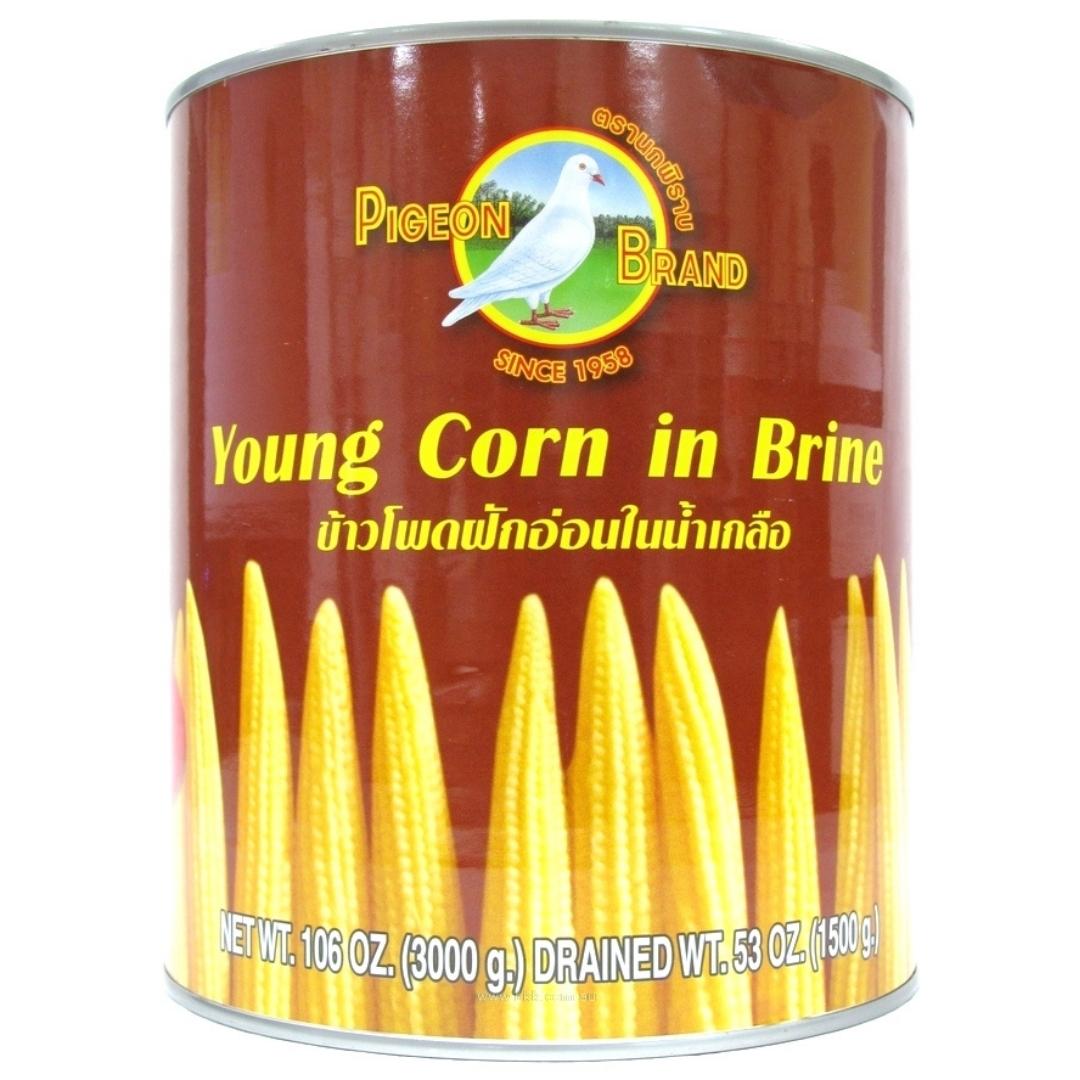 Image presents Pigeon Young Corn(Whole) 6x3kg(200 Up).