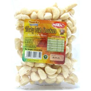 Image presents Ptc Tasty Fish Crackers 20x100g.