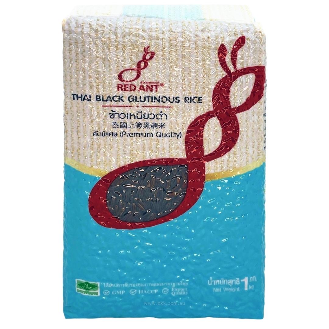 Image presents Red Ant Black Glutinouse Rice 10x1kg