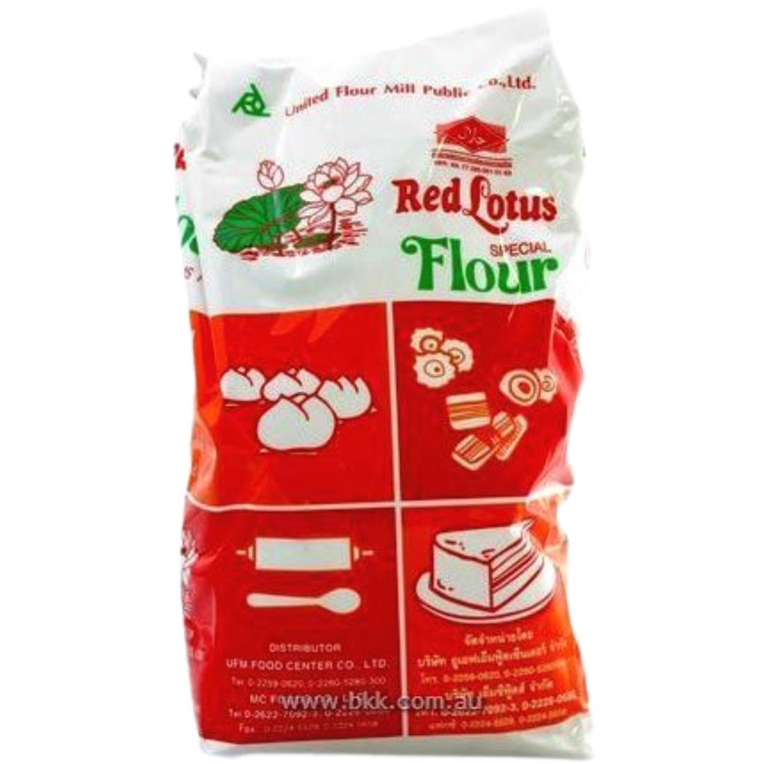 Image presents Red Lotus Wheat Flour 10x1kg.