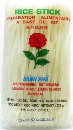 Image presents Rose Rice Stick Noodles (SKU 165.04)