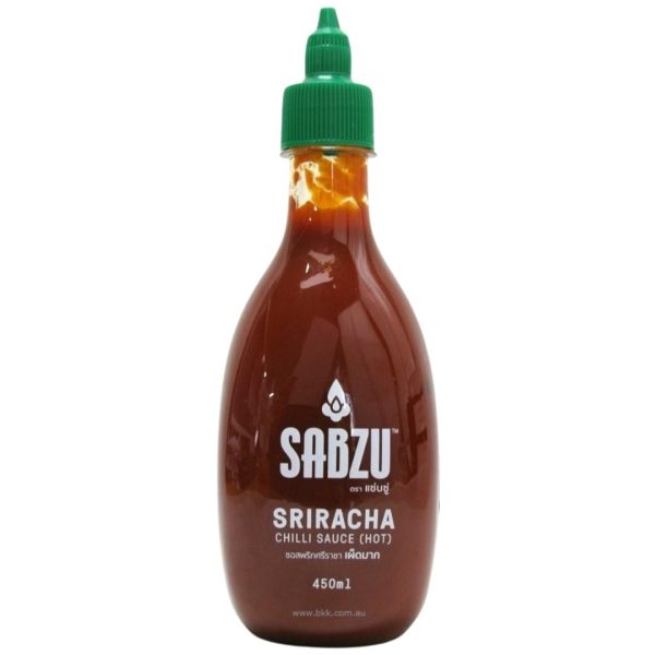 Image presents Sabzu Sriracha Chilli Sauce(Hot)12x450ml