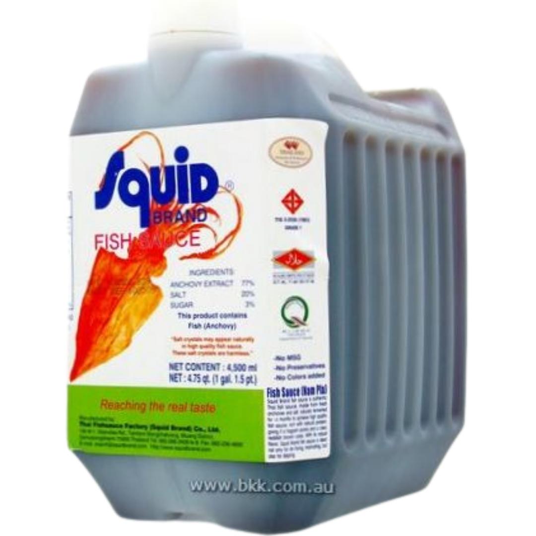 Image presents Squid Fish Sauce 3x4.5l (Export)