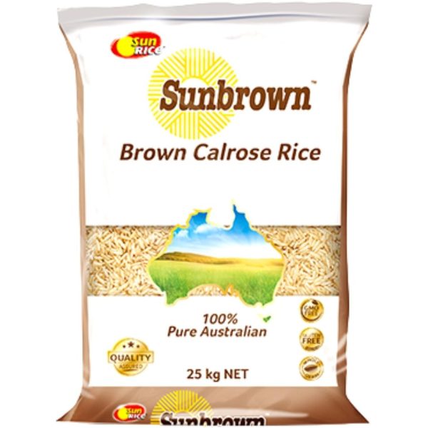 Image presents Sunbrown-rice-25kg
