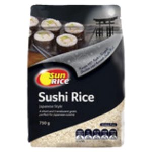 Image presents Sushi Rice 6x750g
