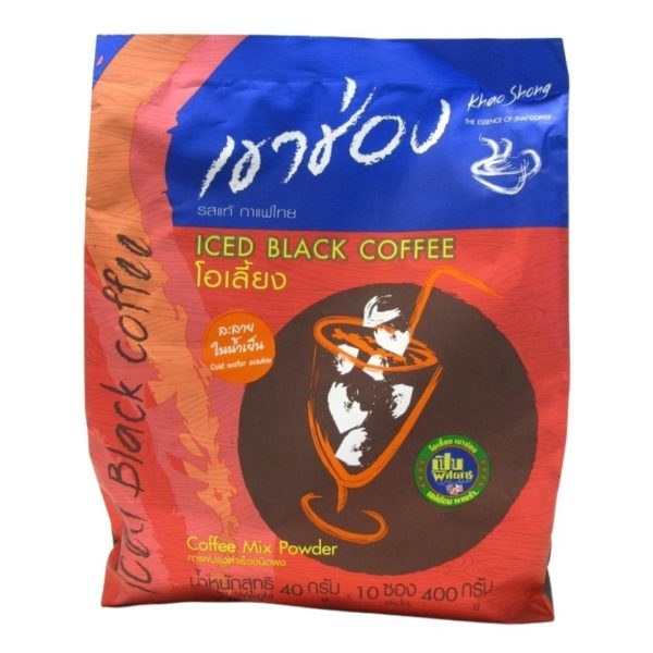 image presents Khao Shong Black Coffee Mix 12X400G