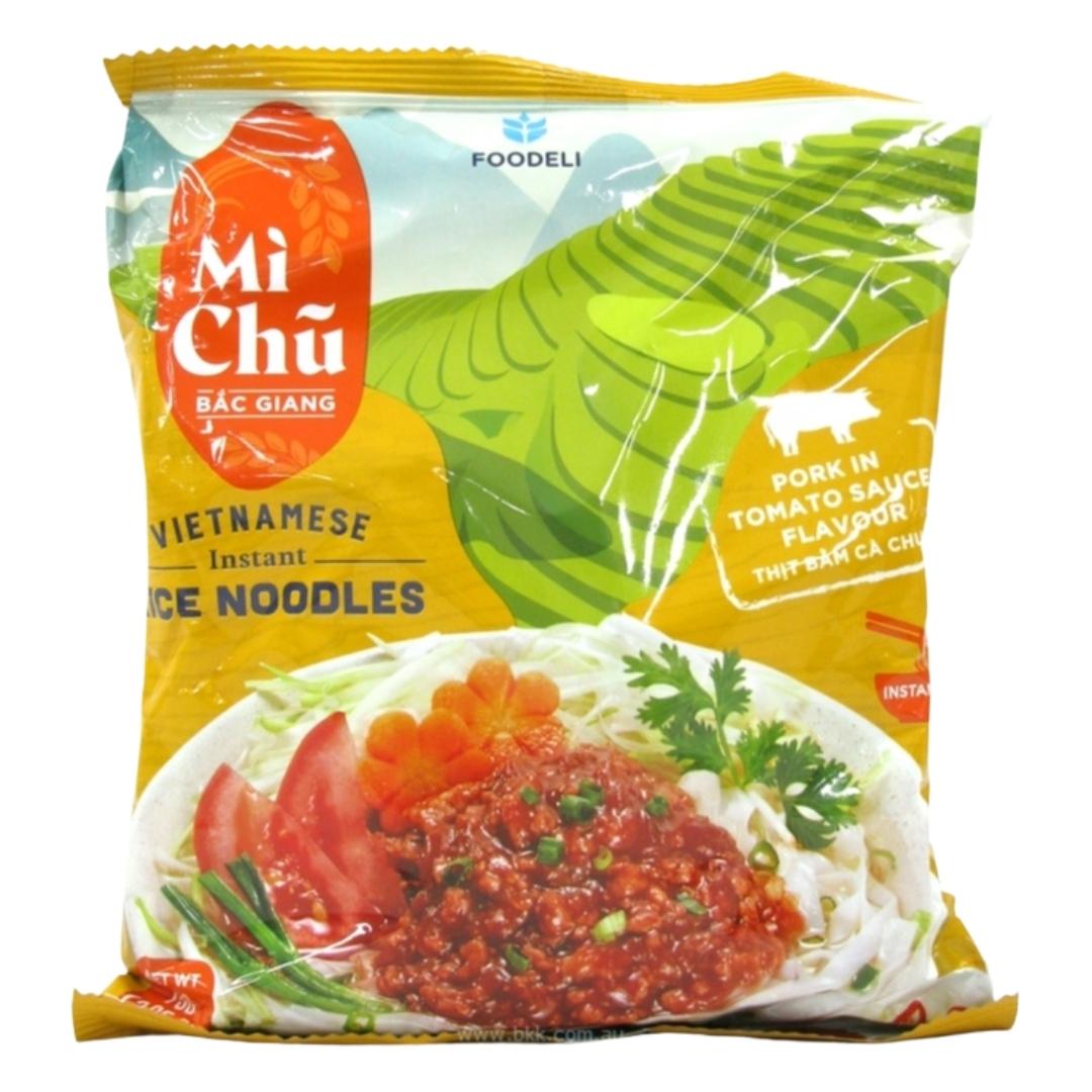 Image presents Mi Chu Minced Pork Tomato Fla Ndl 24x70g