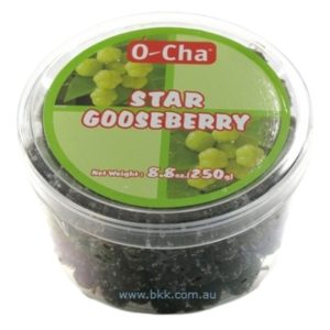 Image presents O-cha Star Gooseberry 12x250g.