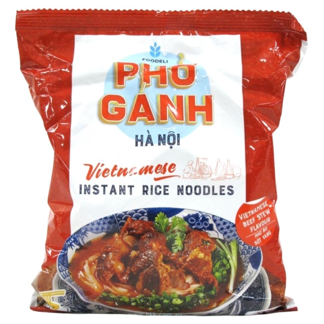 Image presents Pho Ganh Ha Noi Stew Beef Flav 24x70g