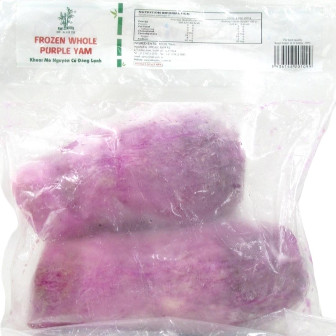 Image presents Bamboo Peeled Purple Yam 12x1kg