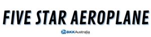 image presents five star aeroplane logo