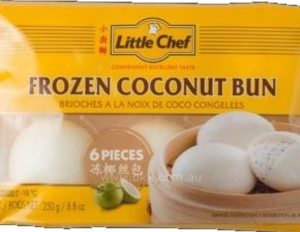 image presents LITTLE CHEF COCONUT BUN 24 X 250G