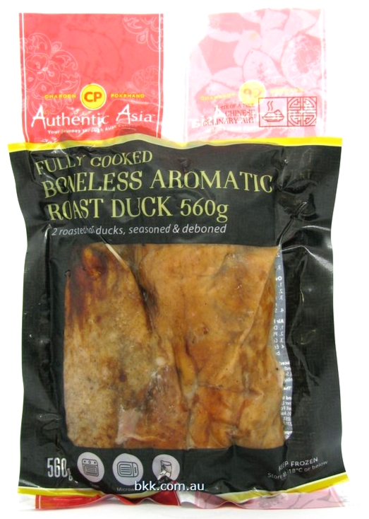 image presents AROMATIC ROASTED DUCK HALVES 560G(X18)