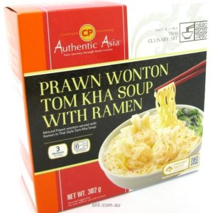 image presents PRAWN WONTON TOMKHA NOOLE SOUP 8X302G