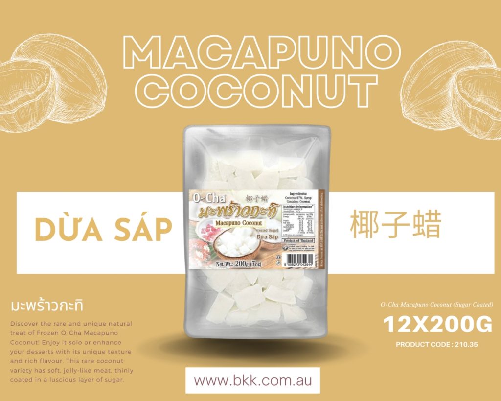 image presents Frozen O-Cha Macapuno Coconut