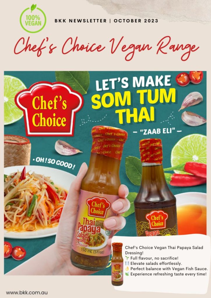 image presents vegan som tum thai sauce