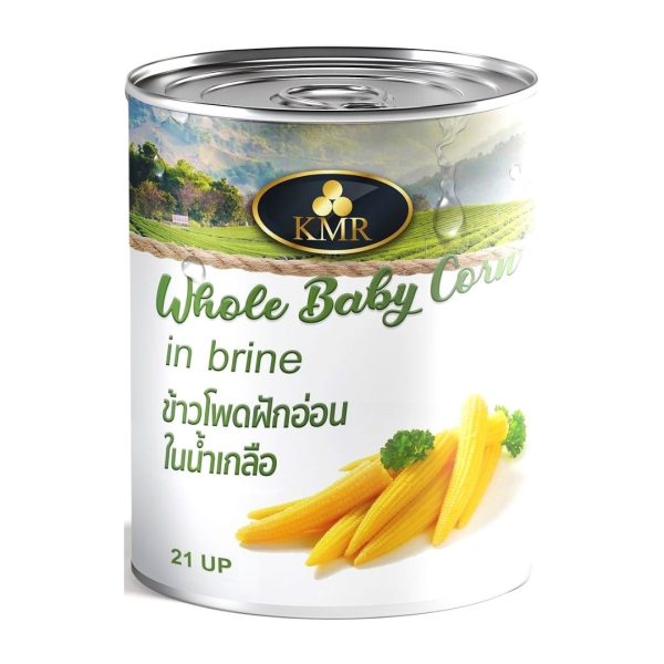 Image presents KMR CANNED BABY CORN WHOLE 21UP 24X565G