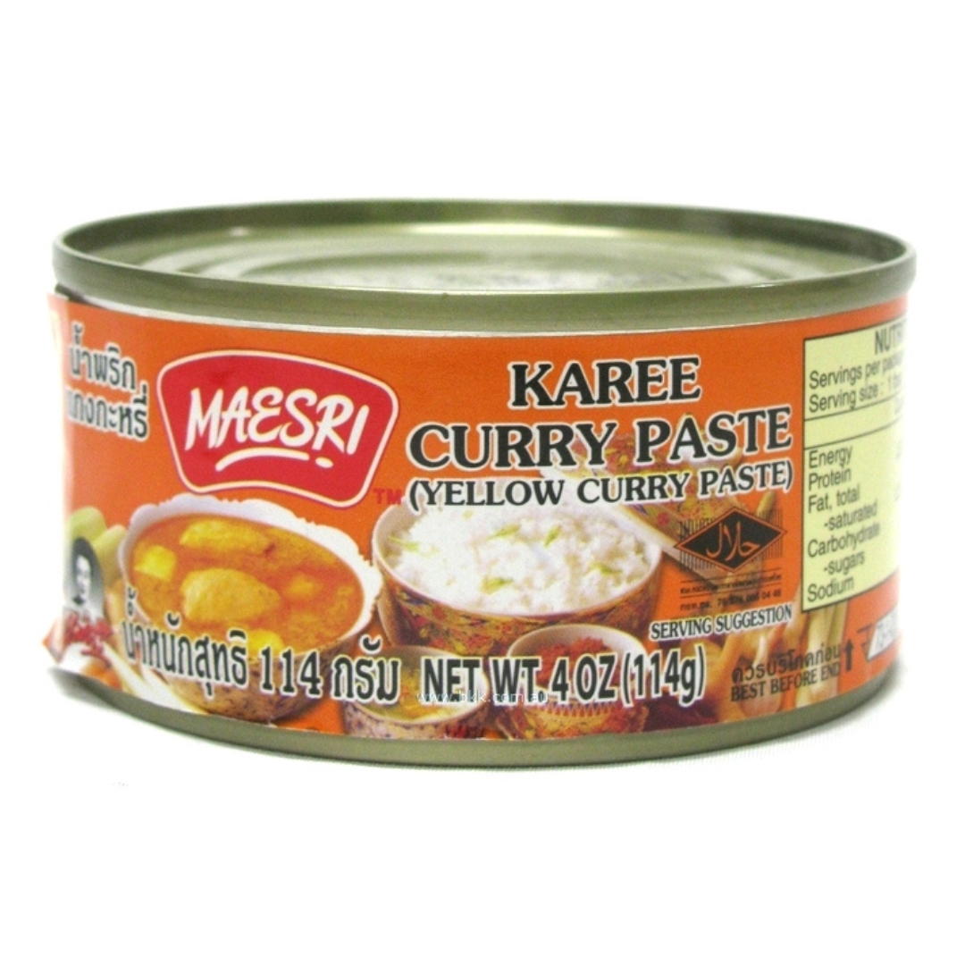 Image presents Maesri Karee Curry Paste (12)x114g