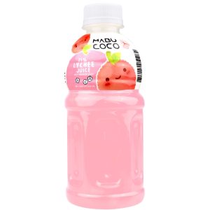 Image presents Mabu Coco Lychee Nata De Coco 24x320ml