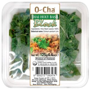 Image presents O-Cha Holy Basil Leaves Block 30x125g