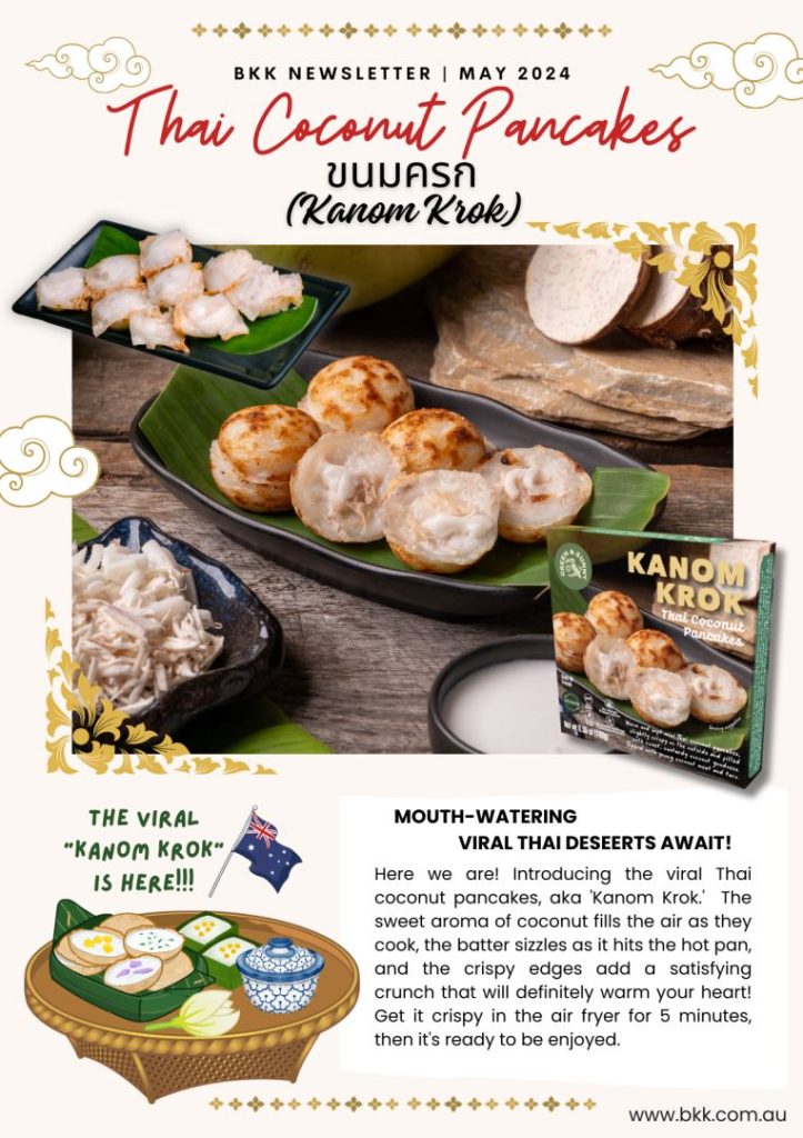 image presents kanom krok thai coconut pancakes