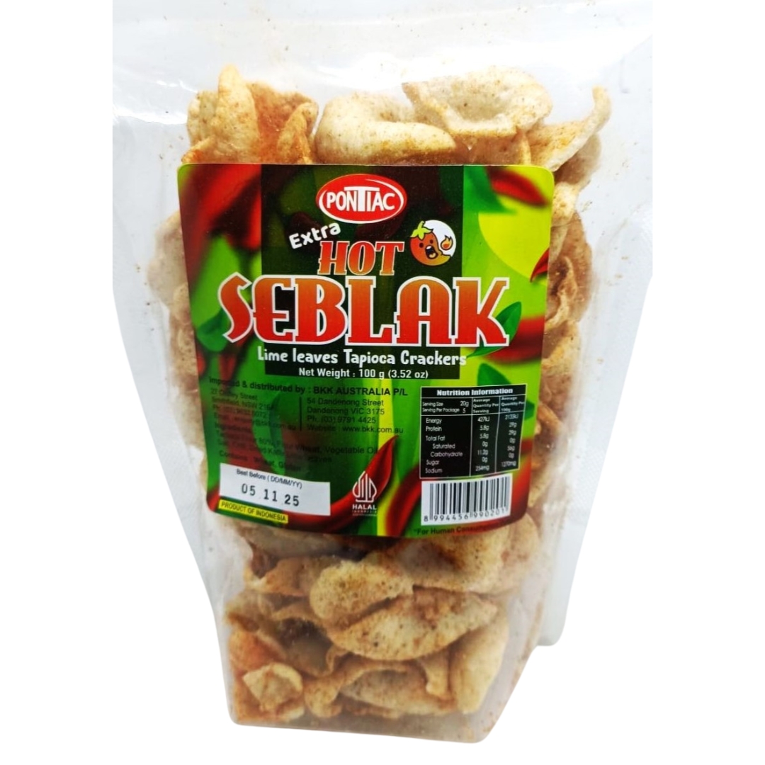 PTC Hot Seblak Tapioca Crackers 15x100g