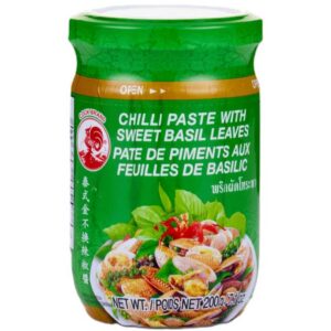 Cock Chilli Paste with Sweet Basil 24X200g - BKK Australia